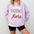 Music Teacher Teaching Music Is My Forte For Music Lovers Comfort Colors Sweatshirt Orchid Music Teacher Teaching Music Is My Forte For Music Lovers Comfort Colors Sweatshirt Orchid