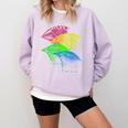 Nerdy Darwin's Finches Evolution Science Biology Teacher Comfort Colors Sweatshirt Orchid