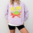 No Taki When Teacher Taki Education Classroom Teacher For Men Women Girls Kids Comfort Colors Sweatshirt Orchid