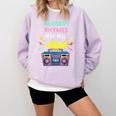 Nursery Rhymes Are My Jam 80s Retro Teachers & Students Kids Comfort Colors Sweatshirt Orchid Nursery Rhymes Are My Jam 80s Retro Teachers & Students Kids Comfort Colors Sweatshirt Orchid