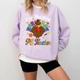 One Thankful PE Teacher Turkey Thanksgiving -Adults & Kids Classic Fit Polyester 100 Short Sleeve Comfort Colors Sweatshirt Orchid One Thankful PE Teacher Turkey Thanksgiving -Adults & Kids Classic Fit Polyester 100 Short Sleeve Comfort Colors Sweatshirt Orchid