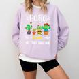PARA Crew School Cactus Team PARA Teacher Squad For Men Women Kids Comfort Colors Sweatshirt Orchid PARA Crew School Cactus Team PARA Teacher Squad For Men Women Kids Comfort Colors Sweatshirt Orchid