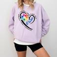 Para Heart Teacher Paraprofessional Paraeducator Men Women Comfort Colors Sweatshirt Orchid Para Heart Teacher Paraprofessional Paraeducator Men Women Comfort Colors Sweatshirt Orchid