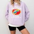 PE Physical Education Teacher Superhero Power School Comfort Colors Sweatshirt Orchid PE Physical Education Teacher Superhero Power School Comfort Colors Sweatshirt Orchid