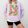PE Teacher Back To School Physical Education Gym Teachers Comfort Colors Sweatshirt Orchid PE Teacher Back To School Physical Education Gym Teachers Comfort Colors Sweatshirt Orchid