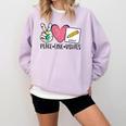 Peace Love Visuals Special Education Teacher Dream Team Comfort Colors Sweatshirt Orchid Peace Love Visuals Special Education Teacher Dream Team Comfort Colors Sweatshirt Orchid