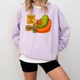 Pickle Reading Books Bookworm Teacher Librarian Kids Retro Comfort Colors Sweatshirt Orchid Pickle Reading Books Bookworm Teacher Librarian Kids Retro Comfort Colors Sweatshirt Orchid