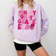 Pink Fourth Grade Era 4th Back To School Grade Teacher Comfort Colors Sweatshirt Orchid Pink Fourth Grade Era 4th Back To School Grade Teacher Comfort Colors Sweatshirt Orchid