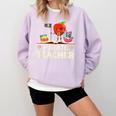 Pirate Teacher Men Women Kids Comfort Colors Sweatshirt Orchid Pirate Teacher Men Women Kids Comfort Colors Sweatshirt Orchid