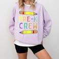 Pre-K Crew PreK Teachers Back To School Comfort Colors Sweatshirt Orchid Pre-K Crew PreK Teachers Back To School Comfort Colors Sweatshirt Orchid