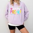 Pre-k Team Pencil Teacher Student Back To School Girls Comfort Colors Sweatshirt Orchid Pre-k Team Pencil Teacher Student Back To School Girls Comfort Colors Sweatshirt Orchid