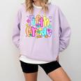 Preppy Fifth Grade Back To School 5th Grade Teacher Girl Boy Comfort Colors Sweatshirt Orchid Preppy Fifth Grade Back To School 5th Grade Teacher Girl Boy Comfort Colors Sweatshirt Orchid