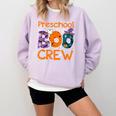 Preschool Boo Crew Preschool Halloween Teacher Kids Comfort Colors Sweatshirt Orchid Preschool Boo Crew Preschool Halloween Teacher Kids Comfort Colors Sweatshirt Orchid