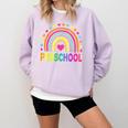 Preschool Rainbow Girls Boys Kids Teacher Back To School Comfort Colors Sweatshirt Orchid Preschool Rainbow Girls Boys Kids Teacher Back To School Comfort Colors Sweatshirt Orchid