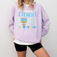 I Promise To Teach Love Hanukkah Chanukah Jewish Teacher Comfort Colors Sweatshirt Orchid I Promise To Teach Love Hanukkah Chanukah Jewish Teacher Comfort Colors Sweatshirt Orchid