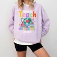 Proud To Teach Multilingual Learner ESL English Teacher Comfort Colors Sweatshirt Orchid