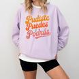 Pudiste Puedes Podras Maestra Spanish Teacher Comfort Colors Sweatshirt Orchid Pudiste Puedes Podras Maestra Spanish Teacher Comfort Colors Sweatshirt Orchid
