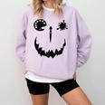 Pumpkin Artist Halloween Art Teacher Comfort Colors Sweatshirt Orchid