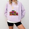 Reading Books Librarian Reader Nerd I'm Ok Teacher School Comfort Colors Sweatshirt Orchid Reading Books Librarian Reader Nerd I'm Ok Teacher School Comfort Colors Sweatshirt Orchid