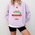 Reading Teacher Christmas Shirt Elf Christmas Cheer For Men Women Comfort Colors Sweatshirt Orchid Reading Teacher Christmas Shirt Elf Christmas Cheer For Men Women Comfort Colors Sweatshirt Orchid