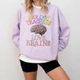 Retro BIOLOGY TEACHERS LOVE BRAINS This Is My Scary STEM Comfort Colors Sweatshirt Orchid Retro BIOLOGY TEACHERS LOVE BRAINS This Is My Scary STEM Comfort Colors Sweatshirt Orchid
