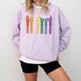 Retro Be Kind ASL Deaf Teacher Sign Language Gay Pride Comfort Colors Sweatshirt Orchid Retro Be Kind ASL Deaf Teacher Sign Language Gay Pride Comfort Colors Sweatshirt Orchid