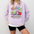 Retro Proud To Teach Multilingual Learners English Teacher Comfort Colors Sweatshirt Orchid Retro Proud To Teach Multilingual Learners English Teacher Comfort Colors Sweatshirt Orchid