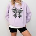 Retro Special Education Squad Coquette Bow SPED Teacher Comfort Colors Sweatshirt Orchid