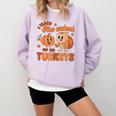 Retro I Teach The Cutest Turkey Thanksgiving Pumpkin Teacher Comfort Colors Sweatshirt Orchid Retro I Teach The Cutest Turkey Thanksgiving Pumpkin Teacher Comfort Colors Sweatshirt Orchid
