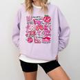 Rock The Test Testing Day Don't Stress Do Your Best Teacher For Men Women Girls Kids Comfort Colors Sweatshirt Orchid