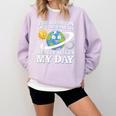 Rotation Of Earth Science Teacher Earth Day Men Women Comfort Colors Sweatshirt Orchid