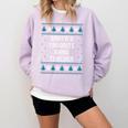 Santas Favorite Band Teacher Christmas Comfort Colors Sweatshirt Orchid Santas Favorite Band Teacher Christmas Comfort Colors Sweatshirt Orchid