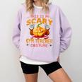 This Is My Scary Gym Teacher Costume Pumpkin Halloween Men Women Comfort Colors Sweatshirt Orchid This Is My Scary Gym Teacher Costume Pumpkin Halloween Men Women Comfort Colors Sweatshirt Orchid