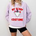 This Is My Scary Science Teacher Costume Ghost Halloween Comfort Colors Sweatshirt Orchid This Is My Scary Science Teacher Costume Ghost Halloween Comfort Colors Sweatshirt Orchid