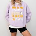 This Is My Scary Science Teacher Halloween Costumes Men Women Kids Comfort Colors Sweatshirt Orchid This Is My Scary Science Teacher Halloween Costumes Men Women Kids Comfort Colors Sweatshirt Orchid