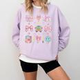 School Pencils And Bows Teacher Bow Coquette Pencil Girls Comfort Colors Sweatshirt Orchid School Pencils And Bows Teacher Bow Coquette Pencil Girls Comfort Colors Sweatshirt Orchid