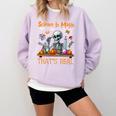 Science Is Magic Halloween Skeleton Students Teacher Comfort Colors Sweatshirt Orchid Science Is Magic Halloween Skeleton Students Teacher Comfort Colors Sweatshirt Orchid