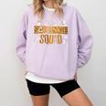 Science Squad Teacher STEM Chemistry Biology Physics Comfort Colors Sweatshirt Orchid Science Squad Teacher STEM Chemistry Biology Physics Comfort Colors Sweatshirt Orchid