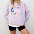 Science Teacher Teaching Future Scientists School Instructor Comfort Colors Sweatshirt Orchid Science Teacher Teaching Future Scientists School Instructor Comfort Colors Sweatshirt Orchid