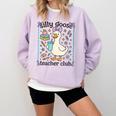 Silly Goose Teacher Club Silly Goose For Teacher Comfort Colors Sweatshirt Orchid Silly Goose Teacher Club Silly Goose For Teacher Comfort Colors Sweatshirt Orchid