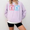 Six Seven Meme 6 7 Science Teacher 6-7 Periodic Table Comfort Colors Sweatshirt Orchid