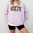 Sixth Grade Teacher Student Camouflage Back To School Comfort Colors Sweatshirt Orchid Sixth Grade Teacher Student Camouflage Back To School Comfort Colors Sweatshirt Orchid