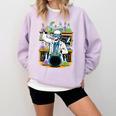 Skeleton Mad Scientist Halloween Costume Science Teacher Comfort Colors Sweatshirt Orchid Skeleton Mad Scientist Halloween Costume Science Teacher Comfort Colors Sweatshirt Orchid