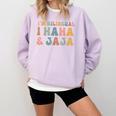 Spanish Teacher Groovy I'm Bilingual I Haha And Jaja Comfort Colors Sweatshirt Orchid Spanish Teacher Groovy I'm Bilingual I Haha And Jaja Comfort Colors Sweatshirt Orchid