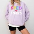 Special Education Squad Shirt SPED Squad Teacher's Day For Men Women Comfort Colors Sweatshirt Orchid Special Education Squad Shirt SPED Squad Teacher's Day For Men Women Comfort Colors Sweatshirt Orchid