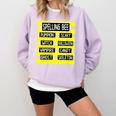 Spelling Bee Pun Halloween Costume For Teachers Comfort Colors Sweatshirt Orchid