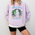 Spooky Halloween Math Teacher Comfort Colors Sweatshirt Orchid Spooky Halloween Math Teacher Comfort Colors Sweatshirt Orchid