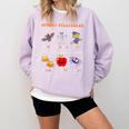 Spooky Syllables Halloween Teacher Student Education Comfort Colors Sweatshirt Orchid Spooky Syllables Halloween Teacher Student Education Comfort Colors Sweatshirt Orchid