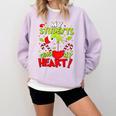 My Students Stole My Heart Teacher Holiday Merry Christmas Comfort Colors Sweatshirt Orchid