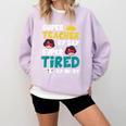 Super Hero Teacher Superheroes Comfort Colors Sweatshirt Orchid Super Hero Teacher Superheroes Comfort Colors Sweatshirt Orchid